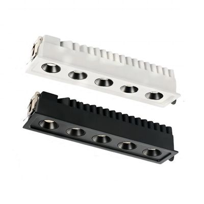 Color Changing Trimless LED Linear Spotlight Track IP20 AC12V  24W With Multi Heads