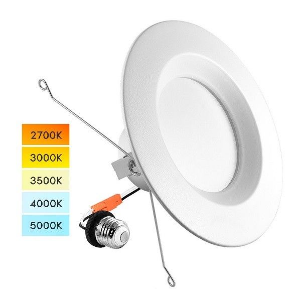 IC Rated Surface Mount Flat Panel LED Lights 6 Inch Ceiling For Bathroom